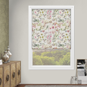 Windsor Fuchsia Roman Blind