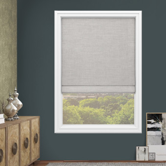 Millennium Silver Roman Blind