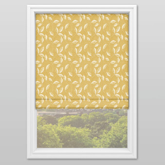 Virginia Sunflower Roman Blind