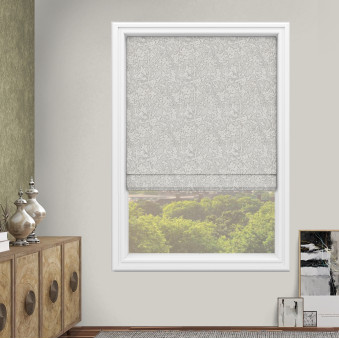 Miyu Silver Roman Blind