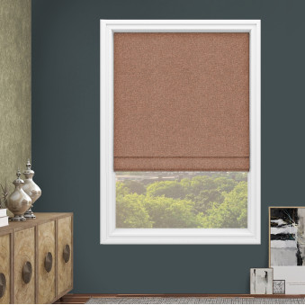 Murano Rust Roman Blind