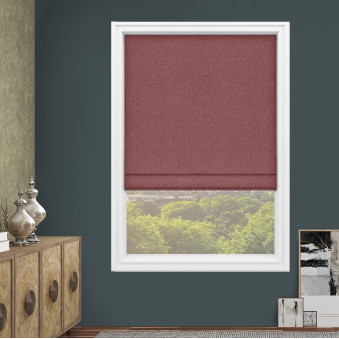 Murano Scarlet Roman Blind