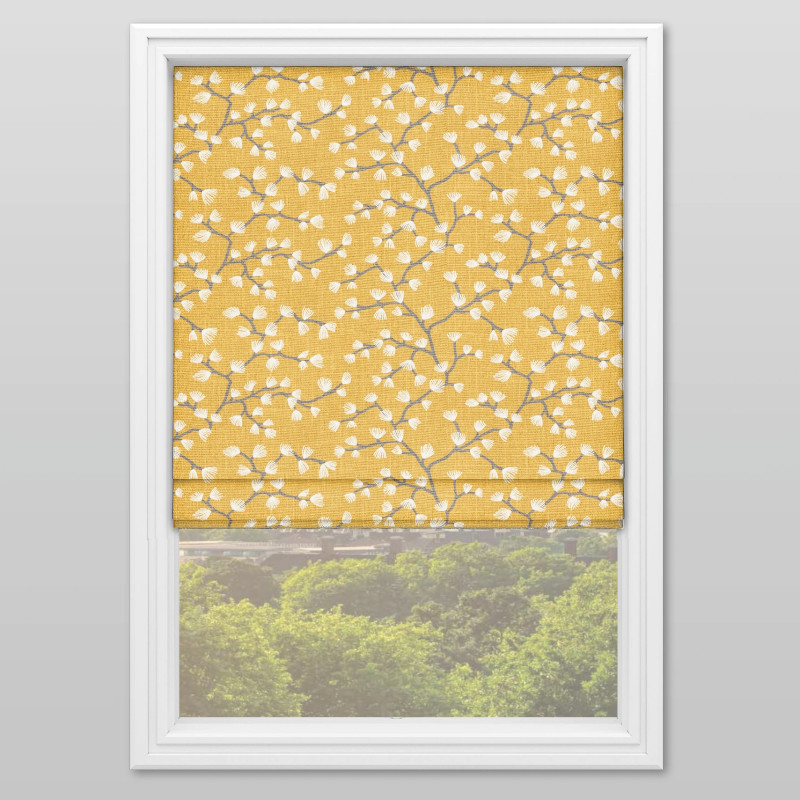 Nushi Sunflower Roman Blind