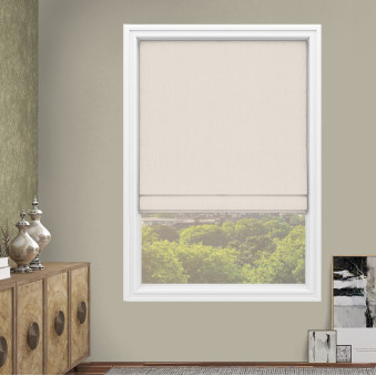 Pimlico Ivory Roman Blinds