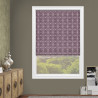 Raven Aubergine Roman Blinds