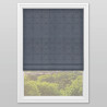 Raven Indigo Roman Blinds