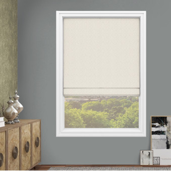 Smith Ivory Roman Blinds