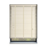 Gloss Cream With Pearl Tape 50mm Wooden Blinds