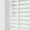 White With Cotton Tape 50mm Wooden Blinds