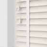 Snow With Baby Powder Tape 50mm Wooden Blinds