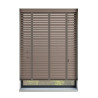 Smoke Oak With Mocha Tape 50mm Wooden Blinds