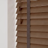 Pecan With Cacao Tape 50mm Wooden Blinds