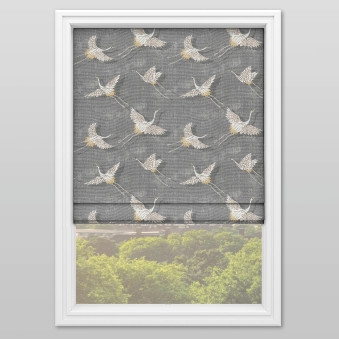 Akira Slate Roman Blind