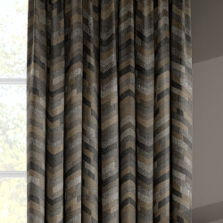 Vala Graphite Curtain