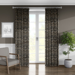 Vala Graphite Curtain