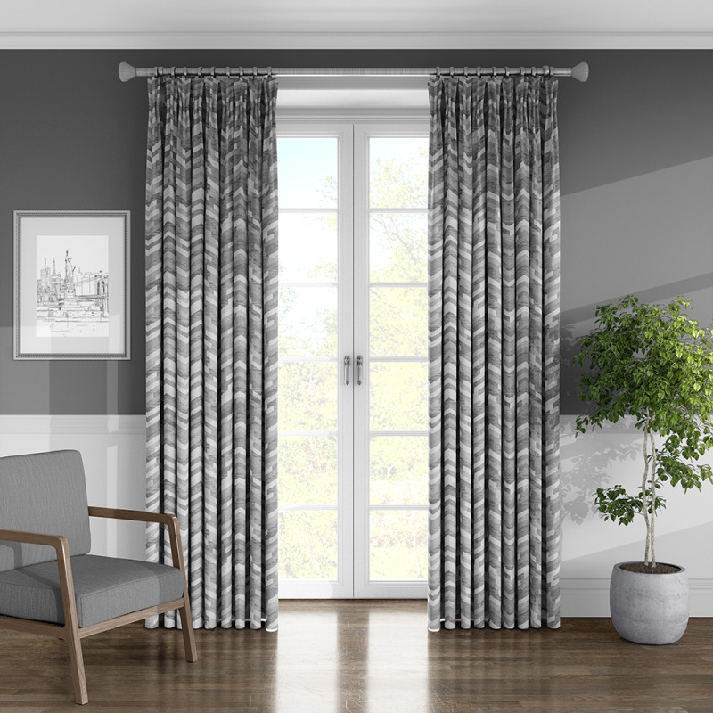 Vala Silver Curtain