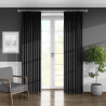 Linoso Charcoal Curtain