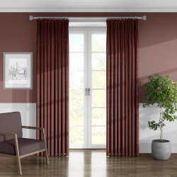 Linoso Crimson Curtain